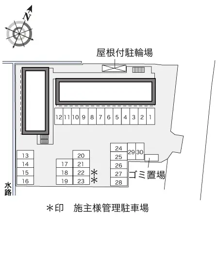 ★手数料０円★東近江市林田町　月極駐車場（LP）